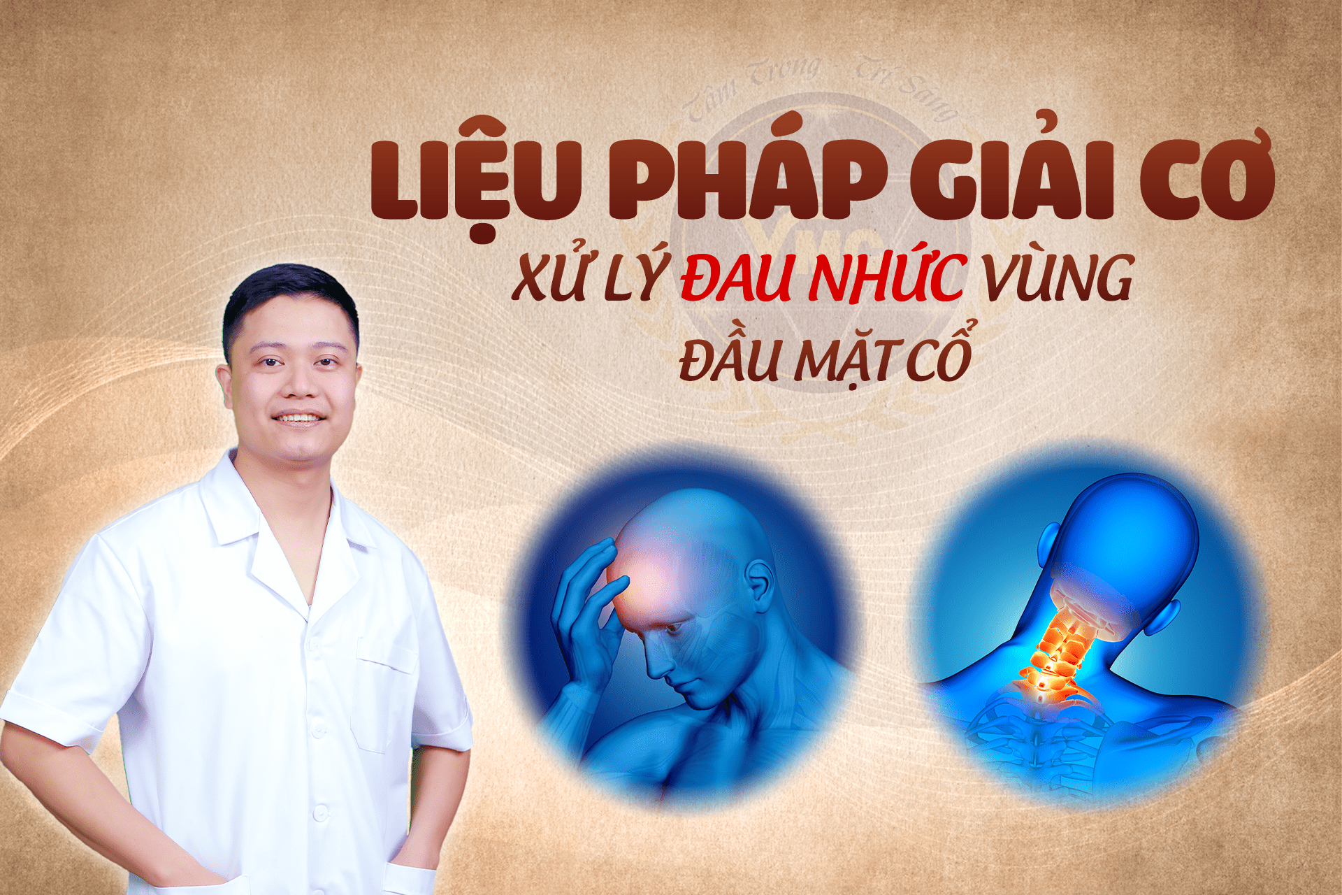LIỆU PHÁP GIẢI CƠ: XỬ LÝ ĐAU NHỨC VÙNG ĐẦU MẶT CỔ