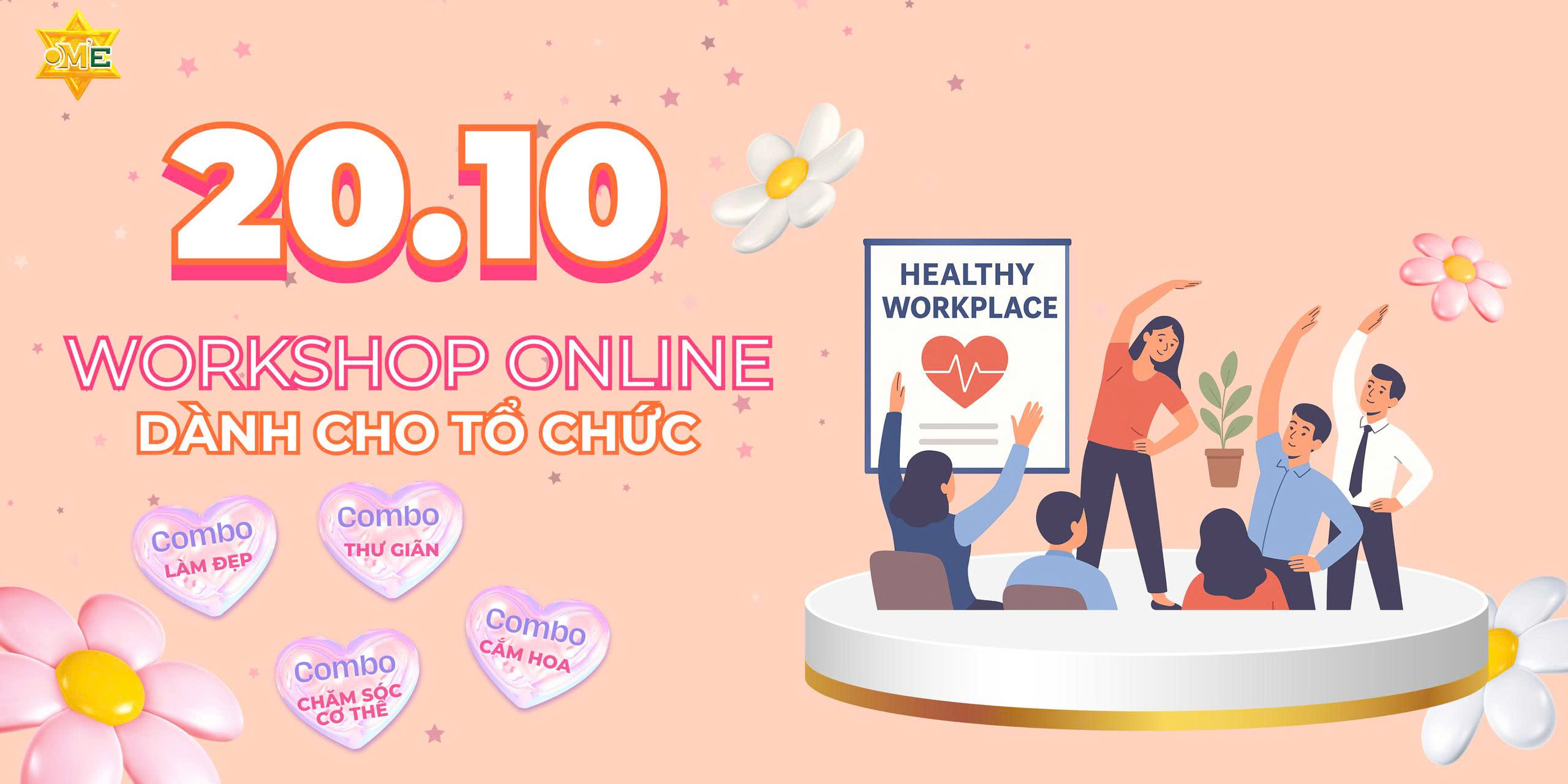 THÔNG BÁO TỔ CHỨC SỰ KIỆN CHĂM SÓC SỨC KHỎE – MÓN QUÀ Ý NGHĨA DÀNH CHO DOANH NGHIỆP NHÂN DỊP 20/10