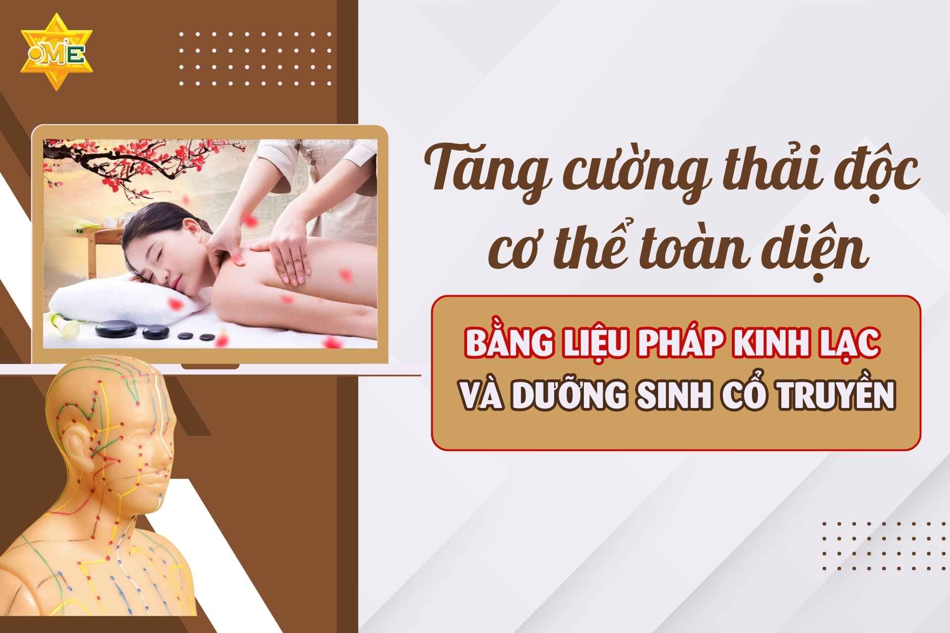 Tăng cường thải độc cơ thể toàn diện bằng liệu pháp kinh lạc và dưỡng sinh cổ truyền