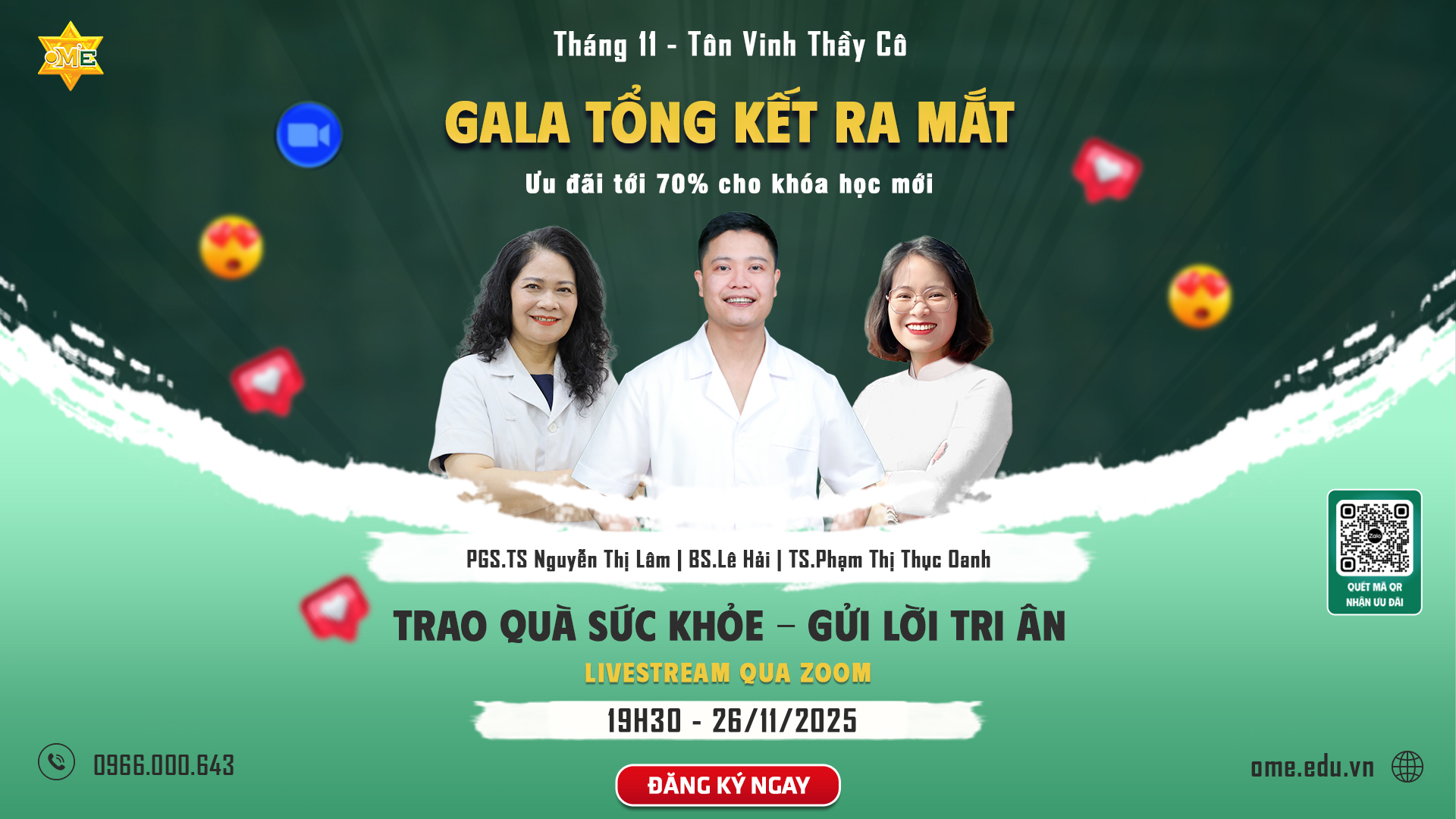 LỄ HỘI RA MẮT THÁNG 11 – LIVESTREAM TỔNG KẾT THÁNG TRI ÂN